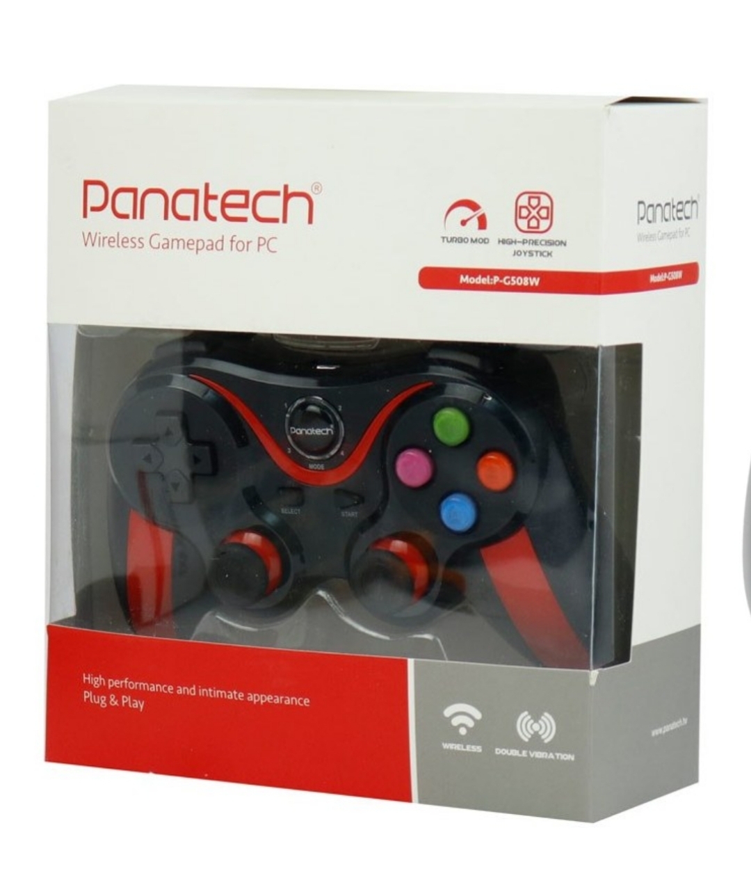 دسته بازی تک شوک دار بی سیم پاناتک Panatech P-G508W Panatech G508W Wireless Gamepad